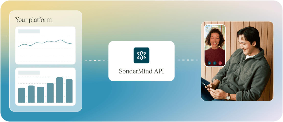 SonderMind platform illustration representing 01 Hero Desktop Tablet